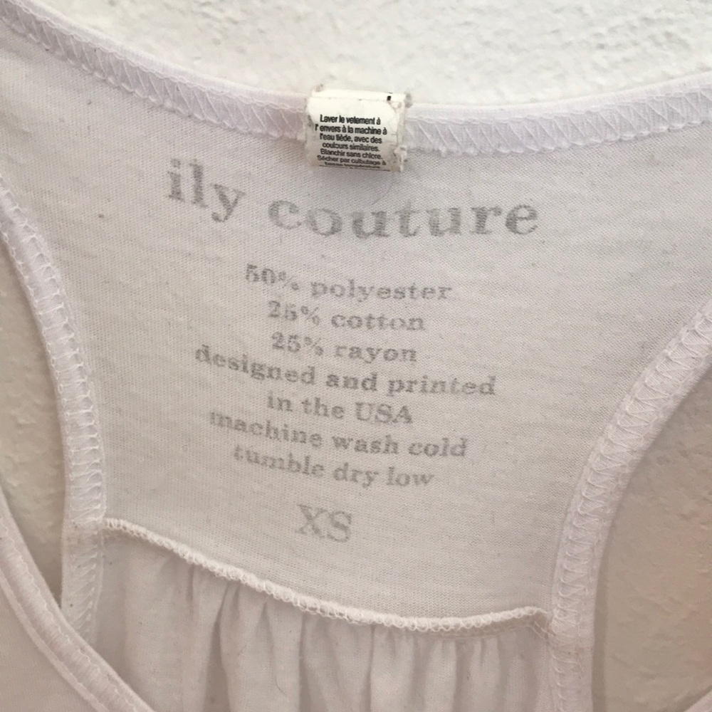 Ily Couture White Pineapple Graphic Tank Top - Picture 4 of 4